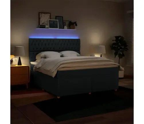 Kontinentaalvoodi Madratsiga, Sinine, 180X200 cm Kangas