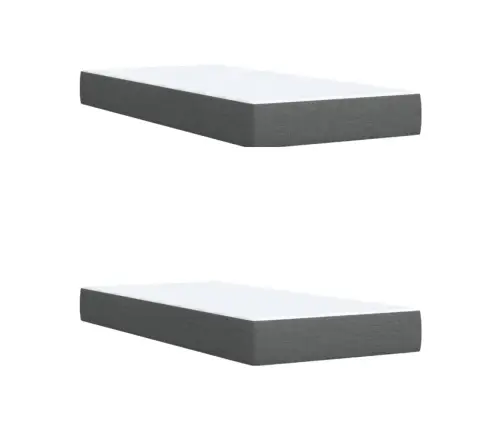 Kontinentaalvoodi Madratsiga, Tumehall, 200X200 cm Kangas