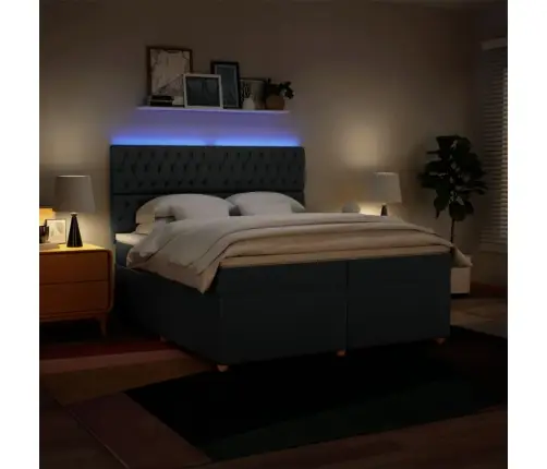 Kontinentaalvoodi Madratsiga, Sinine, 200X200 cm Kangas