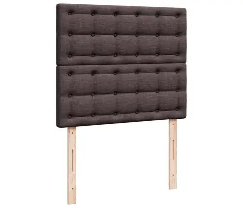 Kontinentaalvoodi Madratsiga, Tumepruun, 120X200 cm Kangas