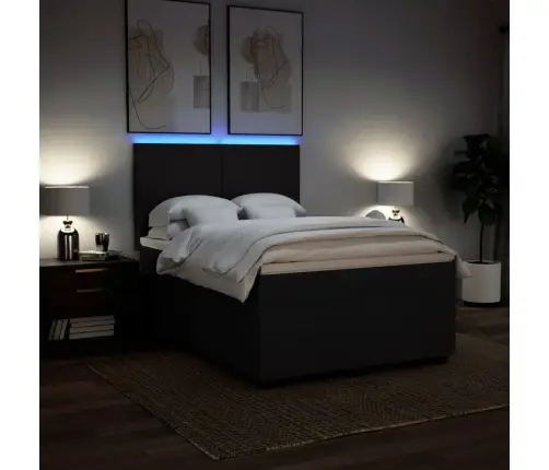 Kontinentaalvoodi Madratsiga, Must, 140X200 cm Kangas