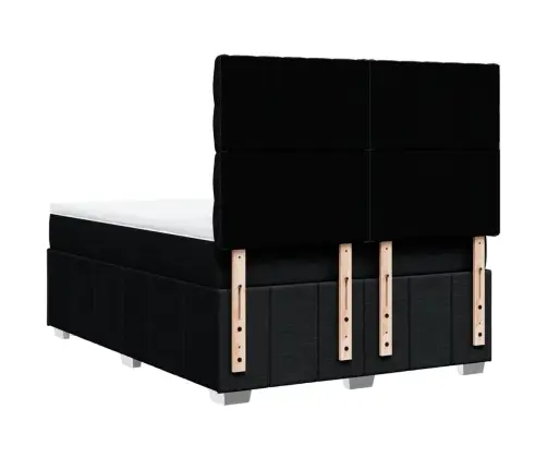 Kontinentaalvoodi Madratsiga, Must, 140X200 cm Kangas