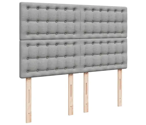 Kontinentaalvoodi Madratsiga, Helehall, 160X200 cm Kangas