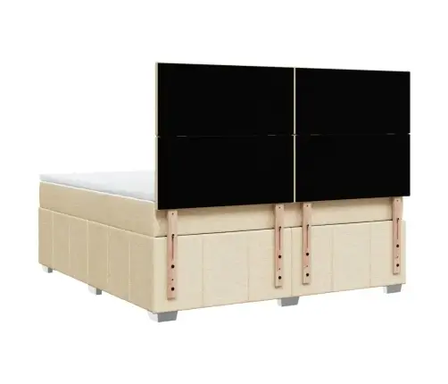 Kontinentaalvoodi Madratsiga, Kreemjas, 180X200 cm Kangas