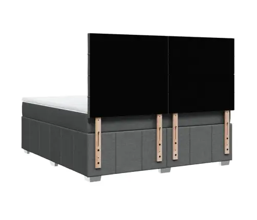 Kontinentaalvoodi Madratsiga, Tumehall, 180X200 cm Kangas