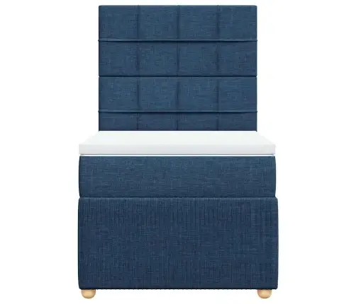 Kontinentaalvoodi Madratsiga, Sinine, 80X200 cm Kangas