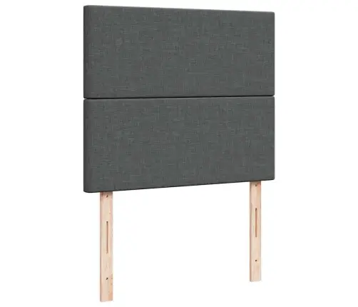 Kontinentaalvoodi Madratsiga, Tumehall, 120 X 190 cm Kangas