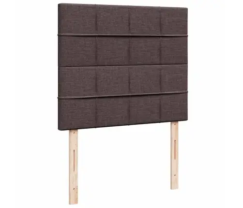 Kontinentaalvoodi Madratsiga, Tumepruun, 120 X 190 cm Kangas