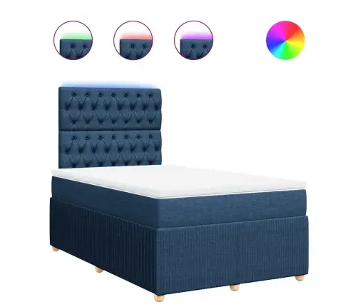 Kontinentaalvoodi Madratsiga, Sinine, 120 X 190 cm Kangas