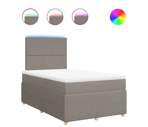 Kontinentaalvoodi Madratsiga, Pruunikashall, 120X200 cm Kangas