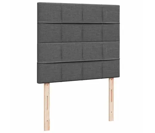 Kontinentaalvoodi Madratsiga, Tumehall, 120X200 cm Kangas