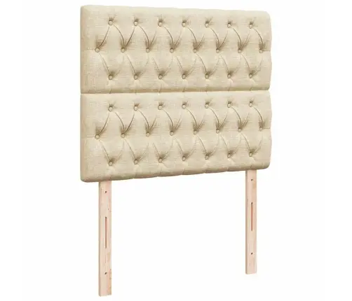 Kontinentaalvoodi Madratsiga, Kreemjas, 120X200 cm Kangas