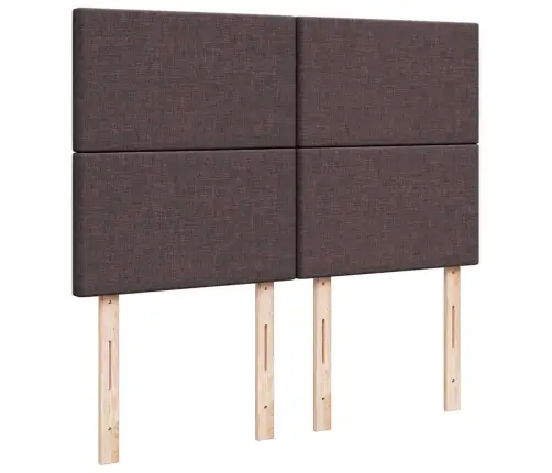 Kontinentaalvoodi Madratsiga, Tumepruun, 140X190 cm Kangas