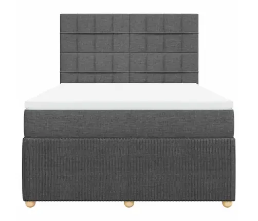 Kontinentaalvoodi Madratsiga,Tumehall, 140X190 cm Kangas Kontinentaalvoodi Madratsiga,Tumehall, 140X190 cm Kangas