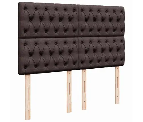 Kontinentaalvoodi Madratsiga, Tumepruun, 140X190 cm Kangas