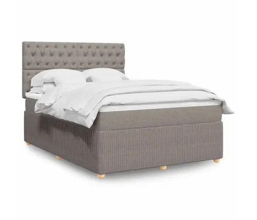 Kontinentaalvoodi Madratsiga, Pruunikashall, 140X200 cm Kangas