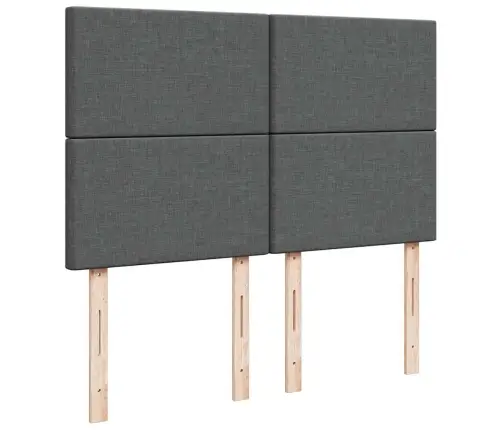 Kontinentaalvoodi Madratsiga, Tumehall, 160X200 cm Kangas