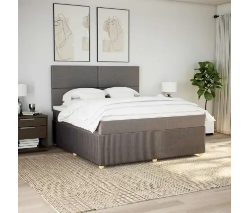 Kontinentaalvoodi Madratsiga, Pruunikashall, 180X200 cm Kangas