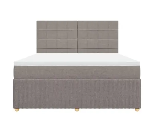 Kontinentaalvoodi Madratsiga, Pruunikashall, 180X200 cm Kangas