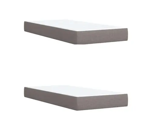 Kontinentaalvoodi Madratsiga, Pruunikashall, 200X200 cm Kangas