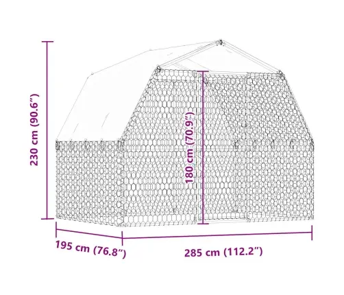 Suņu Būris Ar Jumtu Un Durvīm, Sudrabains, Cinkots Tērauds Vidaxl