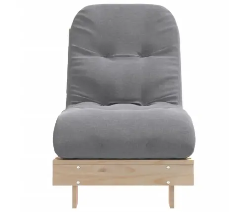 Futono Sofa-Lova Su Čiužiniu, 60X206X11cm Pušies Masyvas
