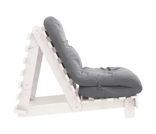 Dīvāngulta Ar Matraci, Balta, 70X206X11 Cm, Priedes Masīvkoks Vidaxl