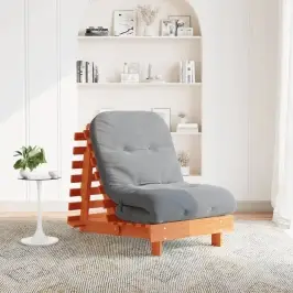 Futono Sofa-Lova Su Čiužiniu, Vaško Ruda, 70X206X11cm Pušis