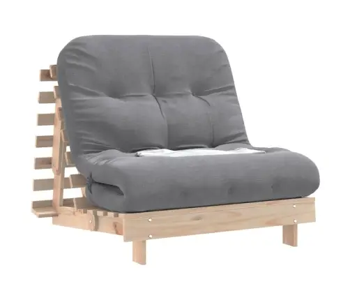 Magamismatt/Diivanvoodi Madratsiga, 80X206X11 cm Männipuit