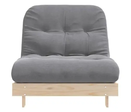 Magamismatt/Diivanvoodi Madratsiga, 80X206X11 cm Männipuit