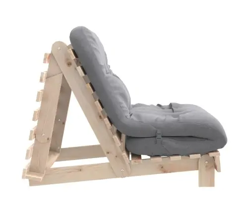 Magamismatt/Diivanvoodi Madratsiga, 80X206X11 cm Männipuit