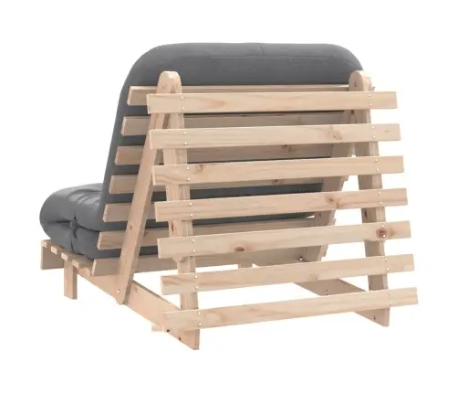 Magamismatt/Diivanvoodi Madratsiga, 80X206X11 cm Männipuit