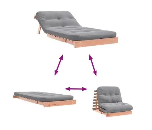 Futono Sofa-Lova Su Čiužiniu, 80X206X11cm Douglas Eglė