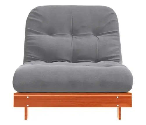 Futono Sofa-Lova Su Čiužiniu, Vaško Ruda, 90X206X11cm Pušis