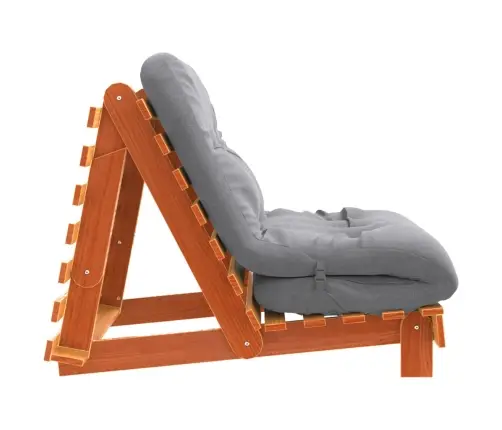 Futono Sofa-Lova Su Čiužiniu, Vaško Ruda, 90X206X11cm Pušis