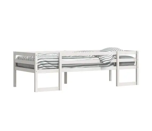 Lovos Rėmas, Baltos Spalvos, 75X190cm Pušies Medienos Masyvas