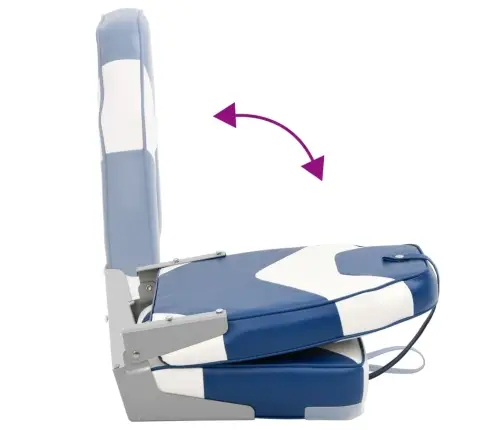 Laivas Sēdeklis Ar Augstu Atzveltni, Salokāms, 39X43X58 Cm Vidaxl