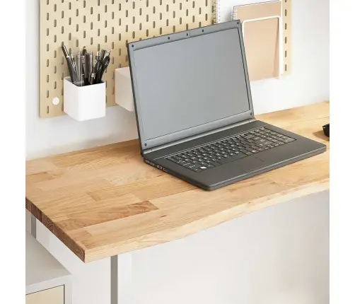 Galda Virsma Neapstrādāta 140X50X2,5 Cm Masīvkoka Vidaxl