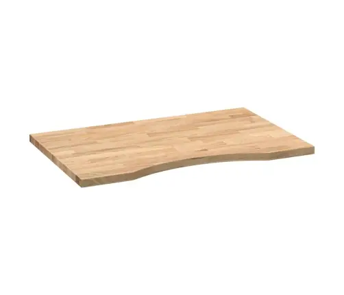 Galda Virsma Neapstrādāta 80X60X2,5 Cm Masīvkoka Vidaxl