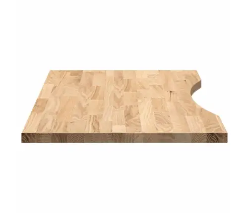 Galda Virsma Neapstrādāta 80X60X2,5 Cm Masīvkoka Vidaxl