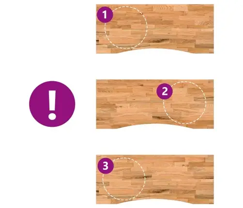 Galda Virsma, Gaiši Brūna, Ozola Masīvkoks, Taisnstūra Vidaxl