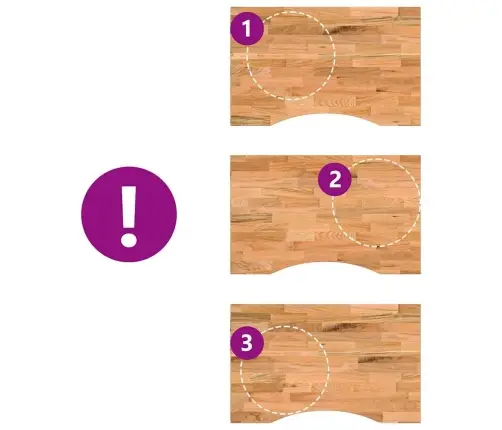 Galda Virsma, Gaiši Brūna, Ozola Masīvkoks, Taisnstūra Vidaxl