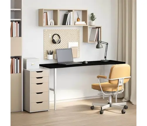 Rašomojo Stalo Stalviršis, Tamsiai Rudos, Ąžuolo, Stačiakampis