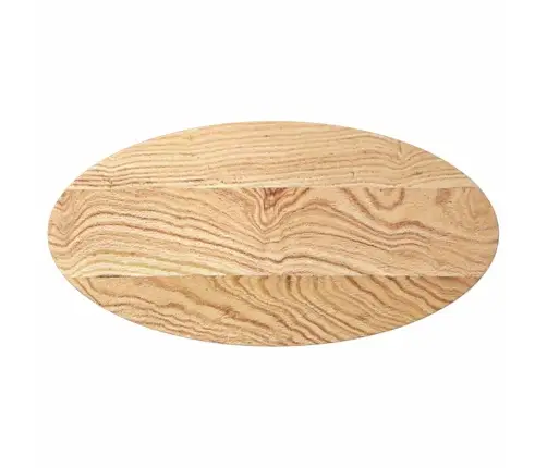 Galda Virsma 80X40X2 Cm Masīvkoka Ozola Ovāls Vidaxl