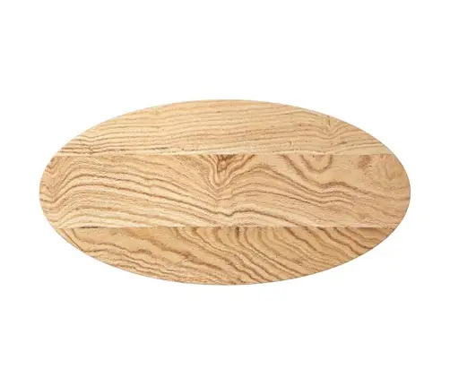 Lauaplaat, 80 X 40 X 4 cm Tammepuit Ovaalne