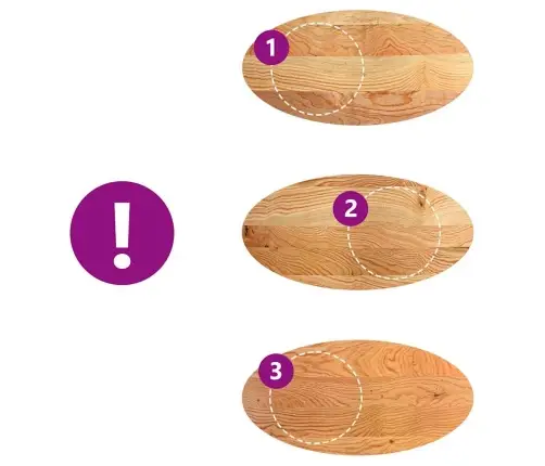 Lauaplaat, Helepruun, 120 X 60 X 2 cm Tammepuit Ovaalne