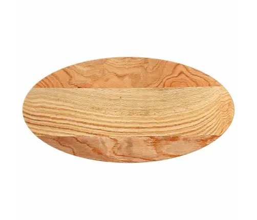 Lauaplaat, Helepruun, 80 X 40 X 4 cm Tammepuit Ovaalne