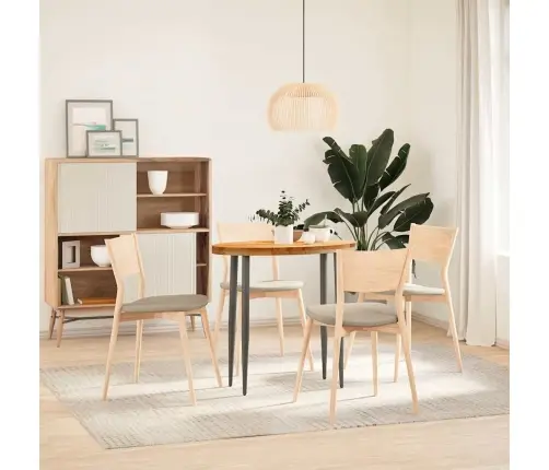 Lauaplaat, Helepruun, 80 X 40 X 4 cm Tammepuit Ovaalne