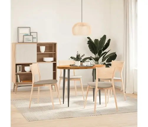 Lauaplaat, Helepruun, 100 X 50 X 4 cm Tammepuit Ovaalne