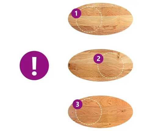 Lauaplaat, Helepruun, 120 X 60 X 4 cm Tammepuit Ovaalne